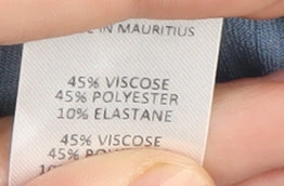 ASOS Design Women's Blue Petite Stripe Leggings Size 12