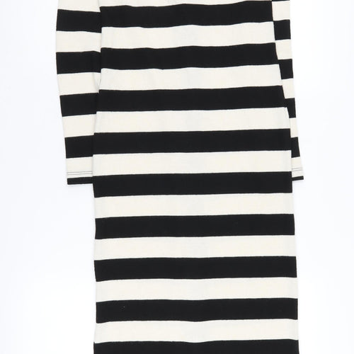 Lipsy Women's Black Striped Cardigan Dress UK 6
