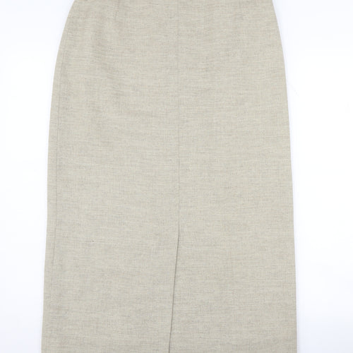 Eastex Beige Women's Midi Pencil Skirt Size 12