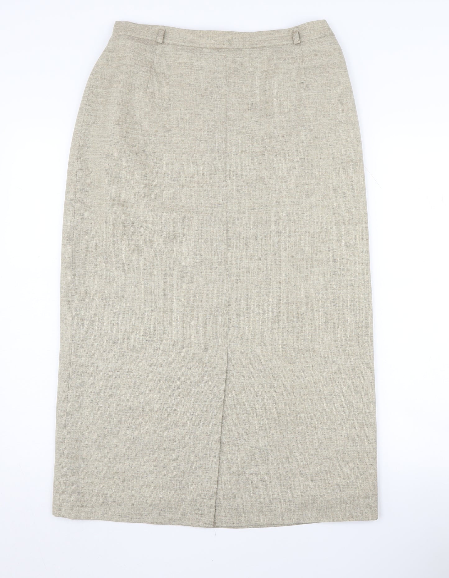 Eastex Beige Women's Midi Pencil Skirt Size 12