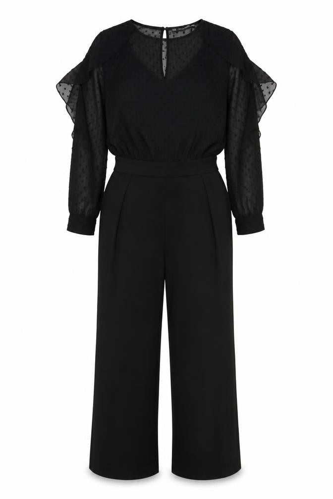 Zara Women's Black XS Jumpsuit - Casual & Stylish