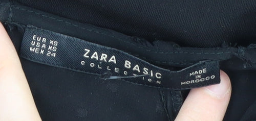 Zara Women's Black XS Jumpsuit - Casual & Stylish