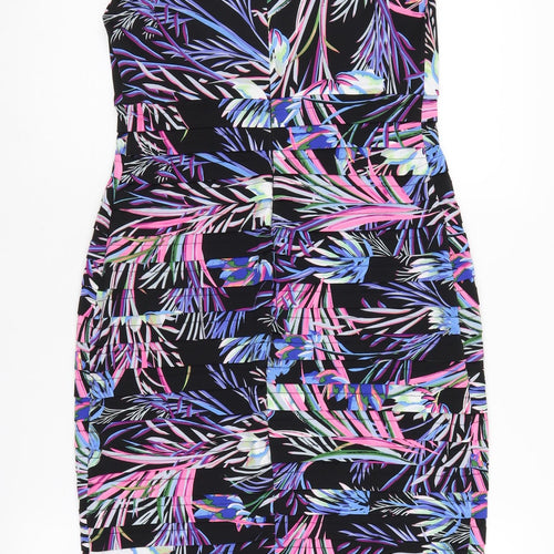 M&Co Boutique Women's Multicoloured Floral Dress Size 12