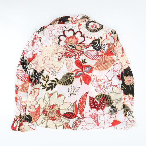 Marks and Spencer Women's Floral Blouse UK 18 Multicoloured