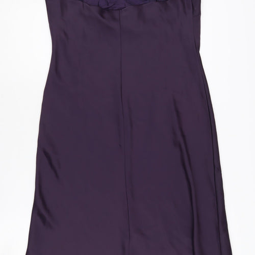 Debenhams Début Women's Purple Slip Dress, Size 14