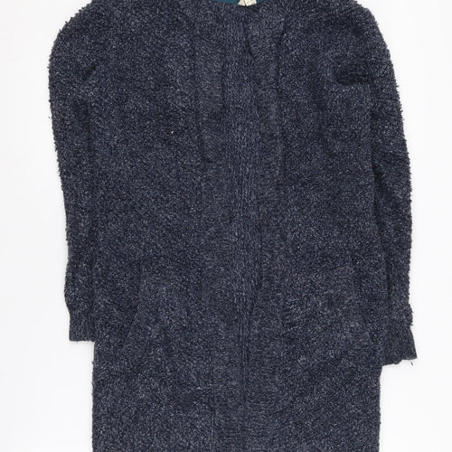 White Stuff Women's Blue Knit Cardigan Size 8