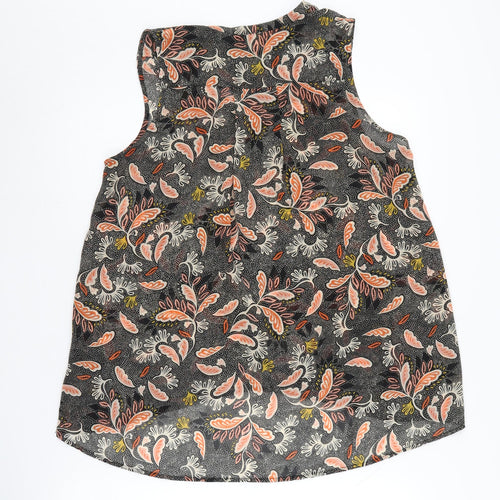 H&M Women's Multicoloured Floral Blouse, Size 8