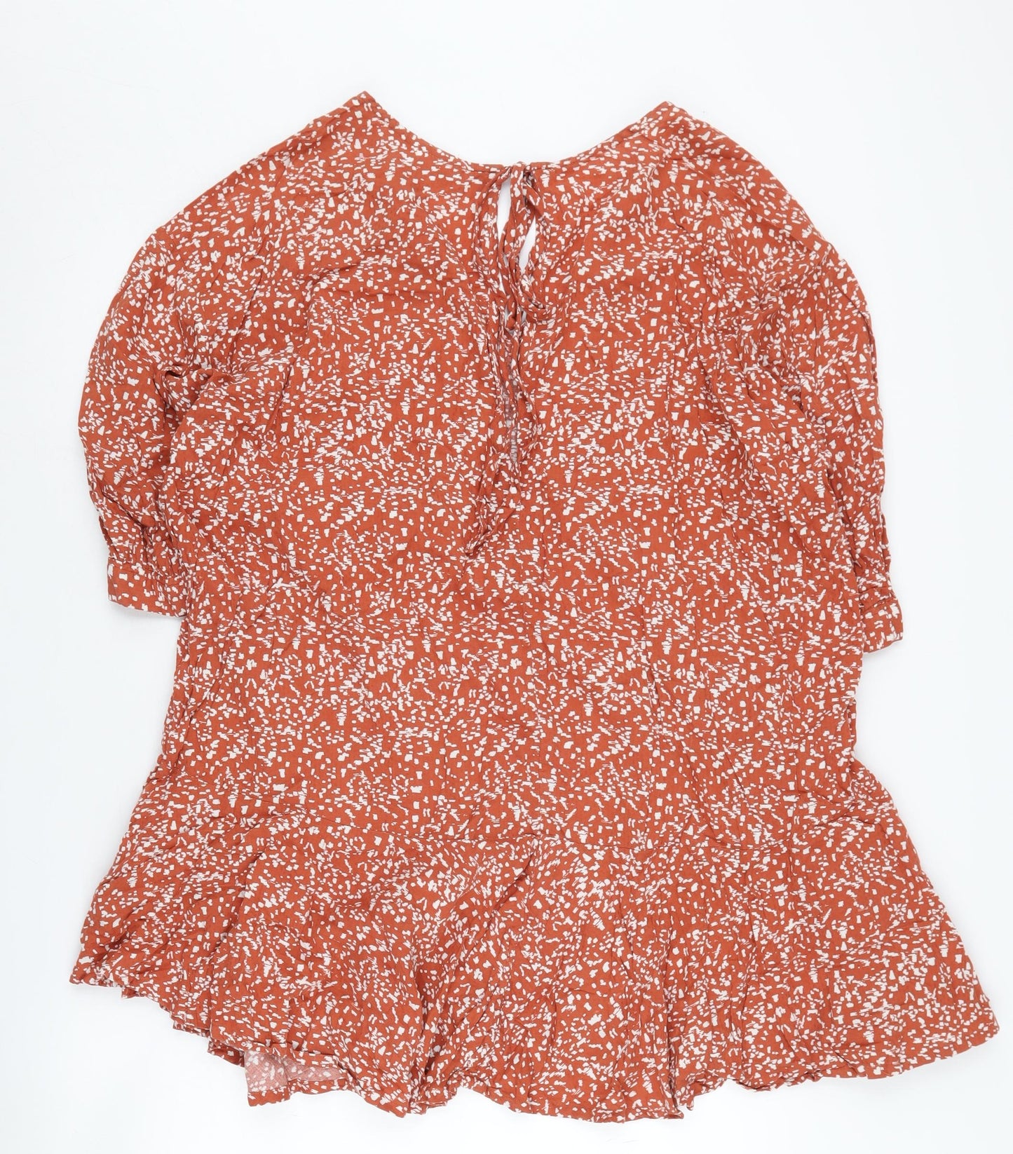Weekday Women's Red Floral Dress, Size S