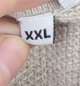 Jack & Jones Men's Beige 2XL Cotton Pullover Jumper