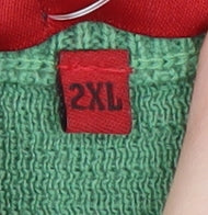 Gabicci Men's Green 2XL V-Neck Argyle Pullover Jumper