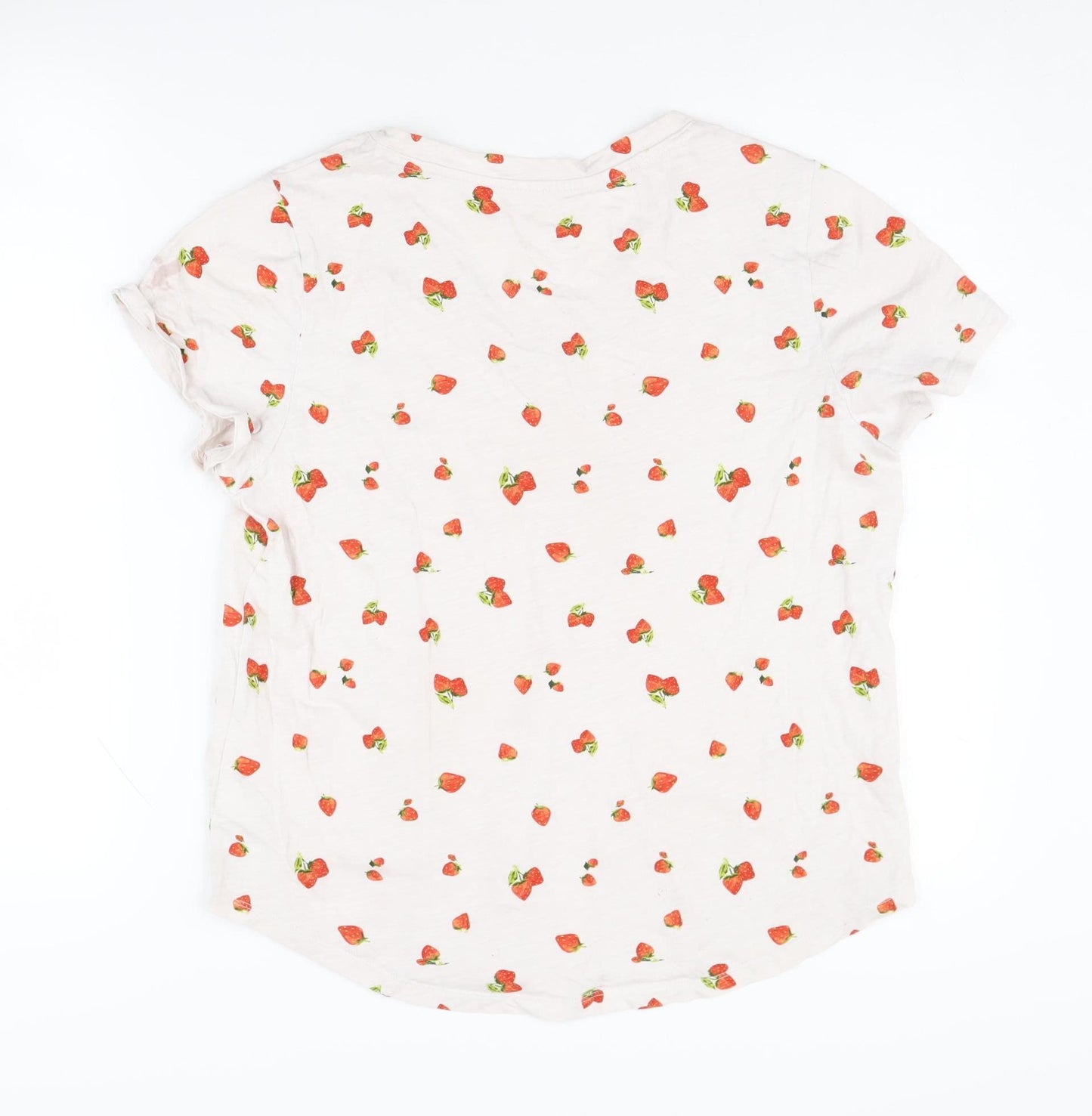 Old Navy Women's White V-Neck T-Shirt M