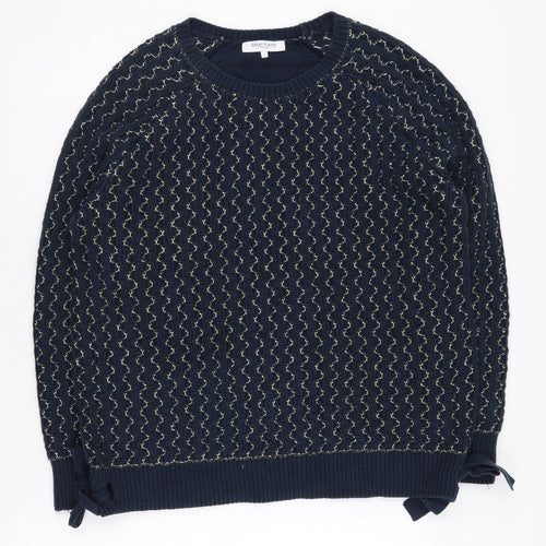 Great Plains Women's Blue Pullover Jumper, S, Crew Neck