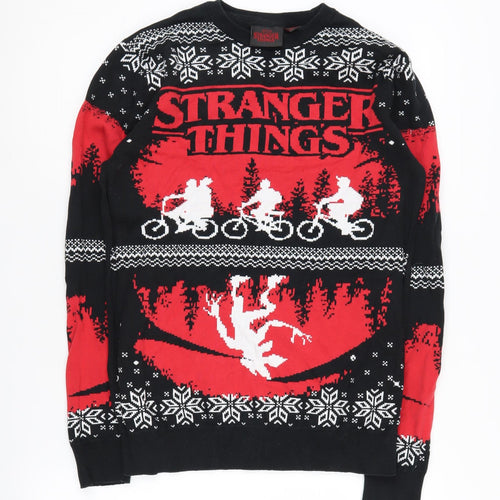 Stranger Things Unisex Adults Multi M Pullover Jumper