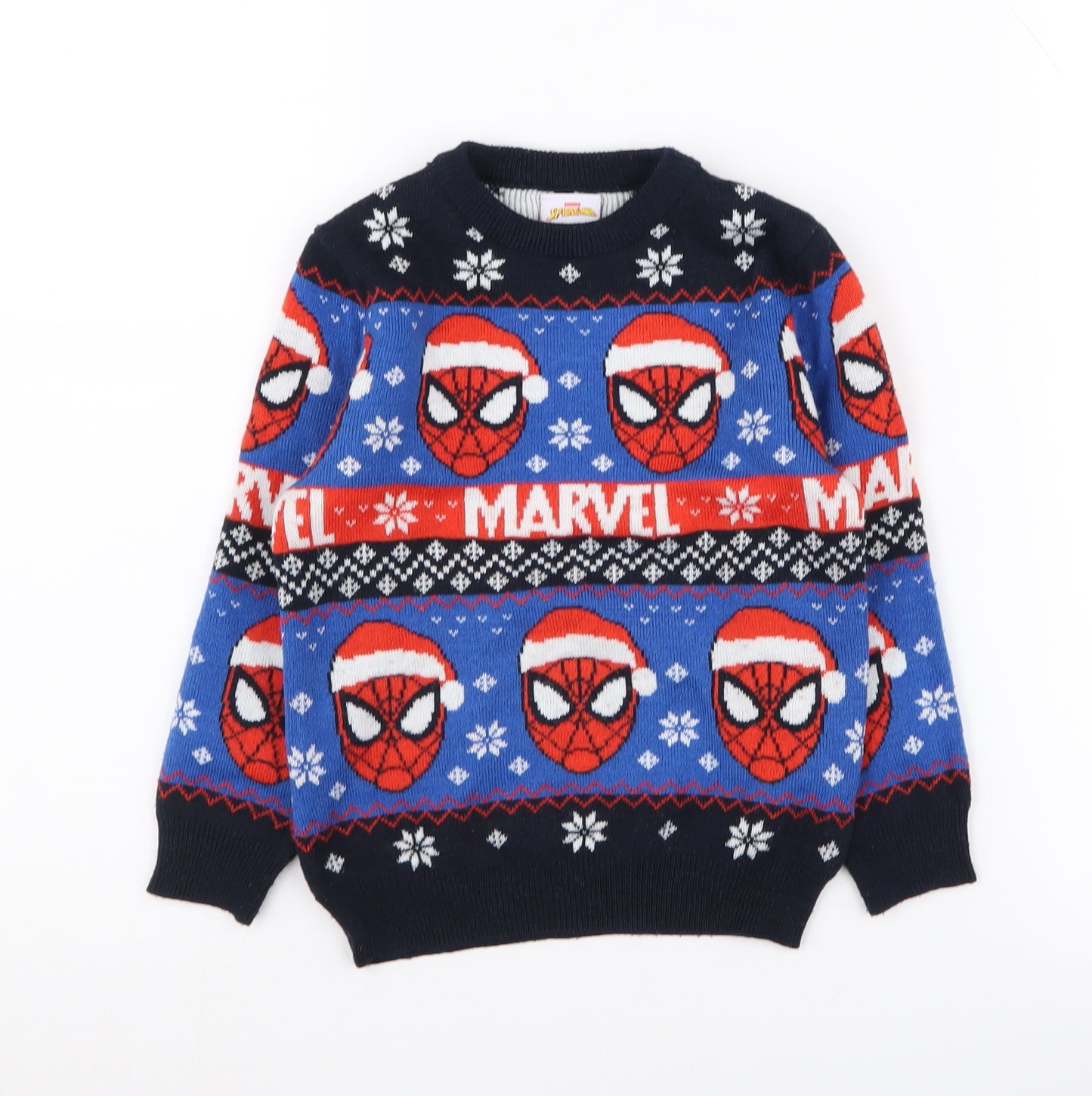 Marvel Spider-Man Boys Multicoloured Christmas Jumper 4-5 Years
