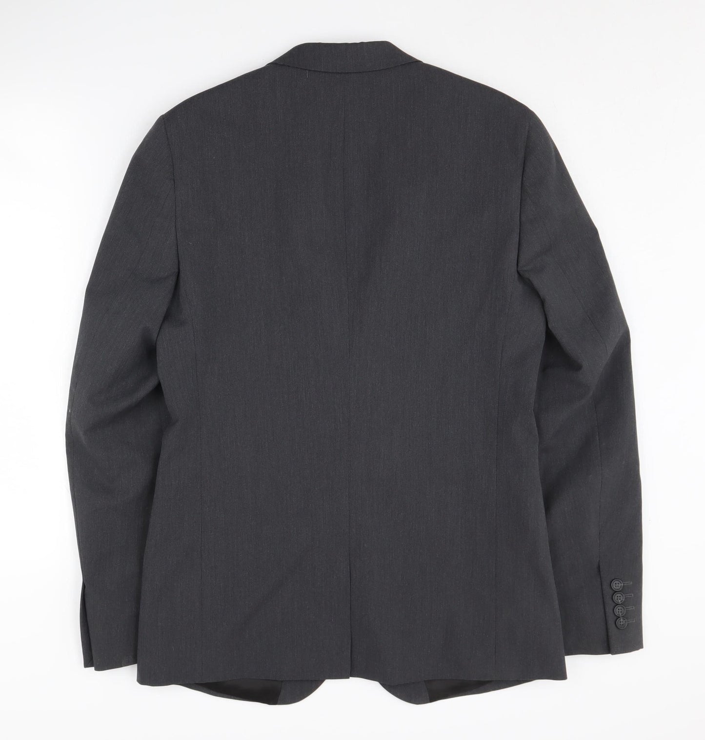 ASOS Men's Grey Slim Fit Blazer 38L Long Jacket