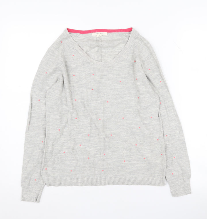 White Stuff Women's Grey Pullover Jumper Size 6