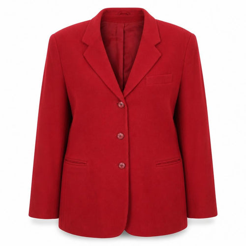 Classic Woman Red Blazer, Women, Size 18, Notch Lapel