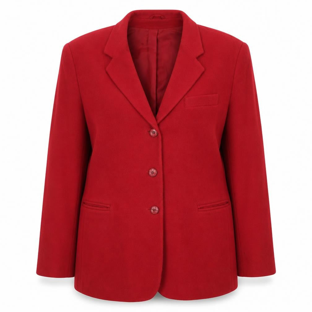 Classic Woman Red Blazer, Women, Size 18, Notch Lapel
