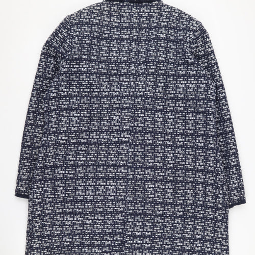 M&Co Women's Blue Petite Coat Size 16