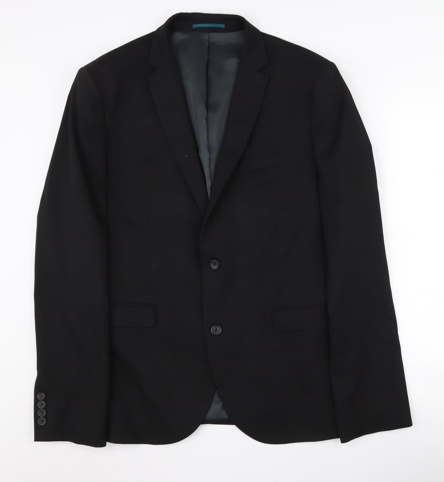 Next Men's Black Slim Fit Blazer - 44L - Formal Jacket