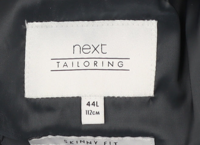 Next Men's Black Slim Fit Blazer - 44L - Formal Jacket