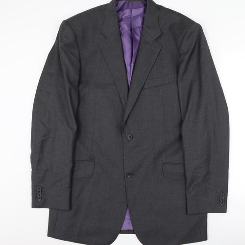 T.M.Lewin Men's Grey Blazer, Size 42L
