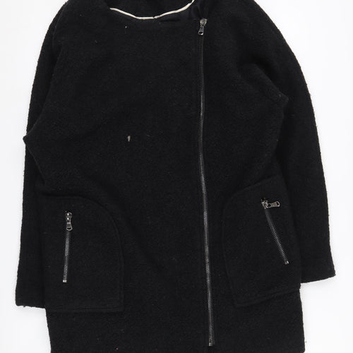Mint Velvet Women’s Black Mid-Length Coat Size 12