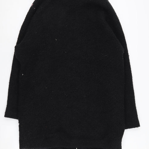 Mint Velvet Women’s Black Mid-Length Coat Size 12