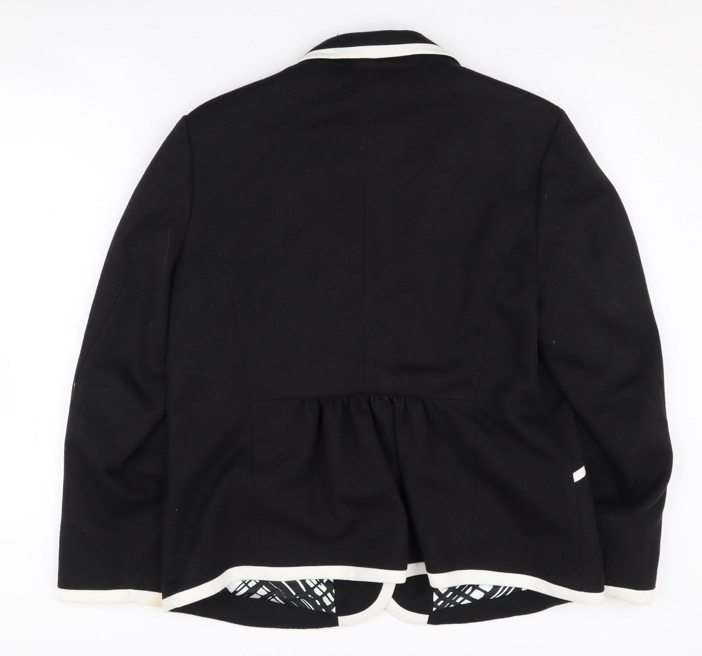 Per Una Women's Black & White Blazer, Size 16, Workwear