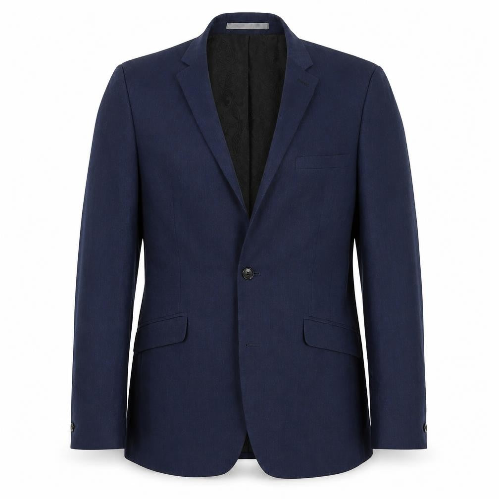 Front view of Red Herring Men's Blue Blazer, 38R, Business/Formal