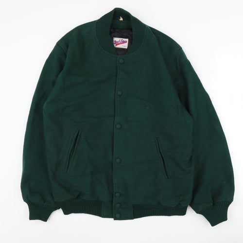 Stick Willie's Green Varsity Jacket, Medium, Unisex