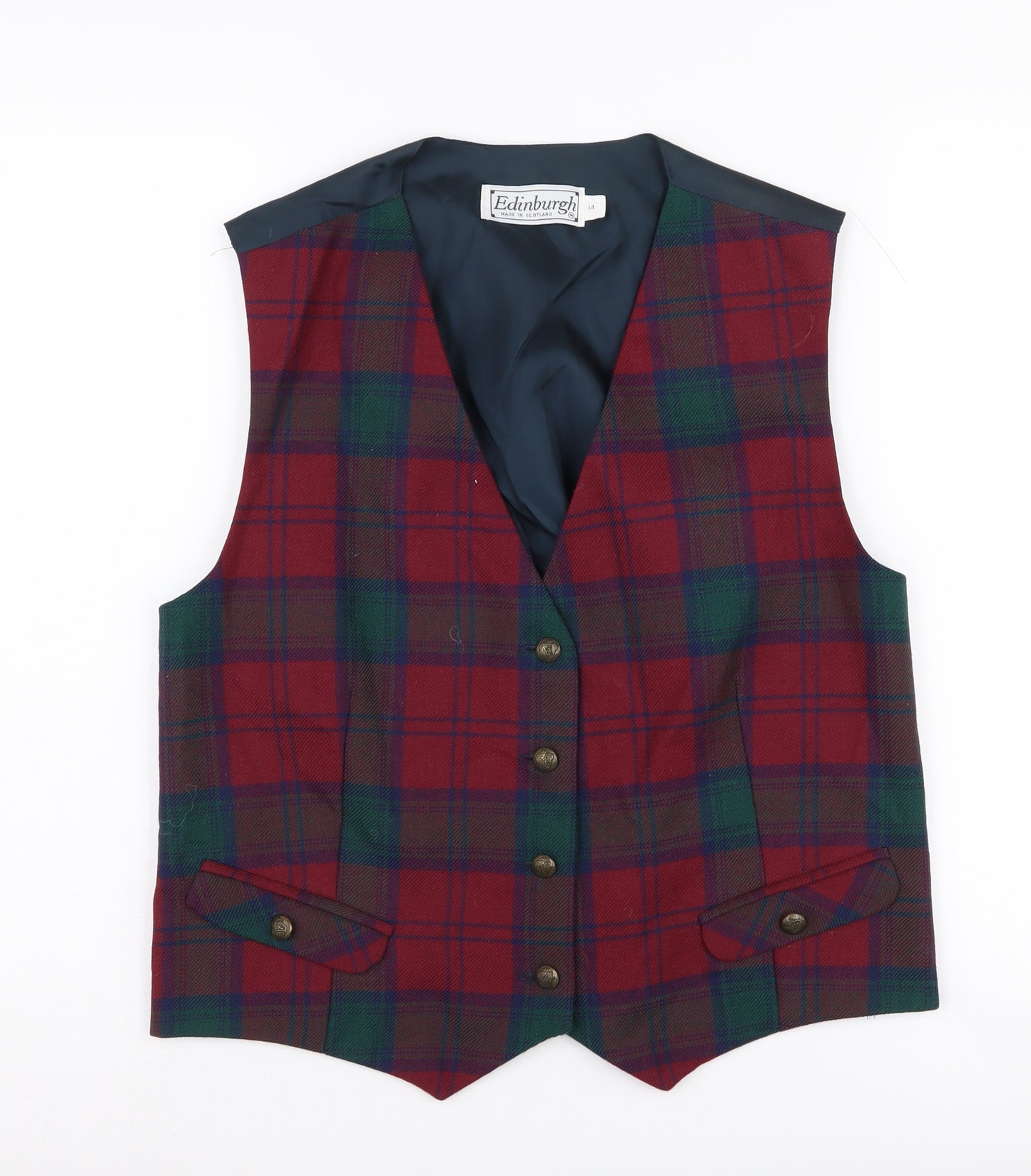 Edinburgh Multicoloured Wool Waistcoat 14