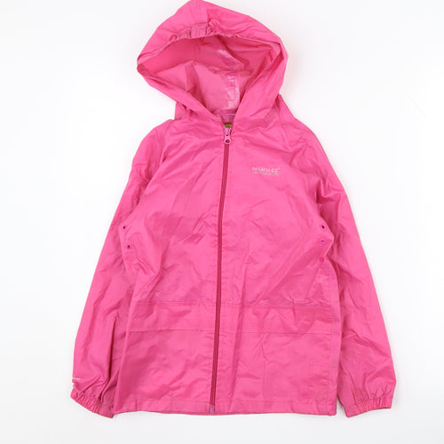 Regatta Girls Pink Windbreaker Jacket 7-8 Years