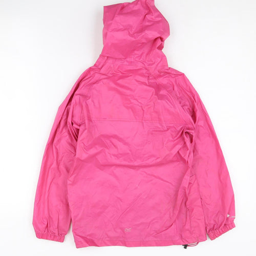 Regatta Girls Pink Windbreaker Jacket 7-8 Years