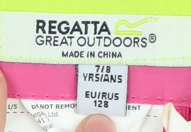 Regatta Girls Pink Windbreaker Jacket 7-8 Years