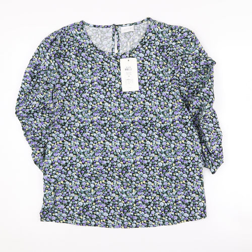 VILA Women's Multicoloured Floral Blouse Size 10