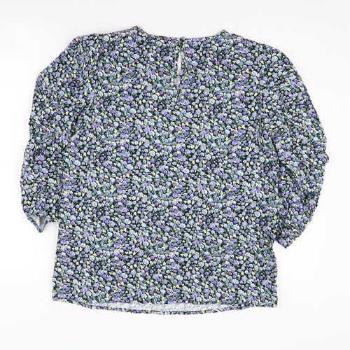 VILA Women's Multicoloured Floral Blouse Size 10