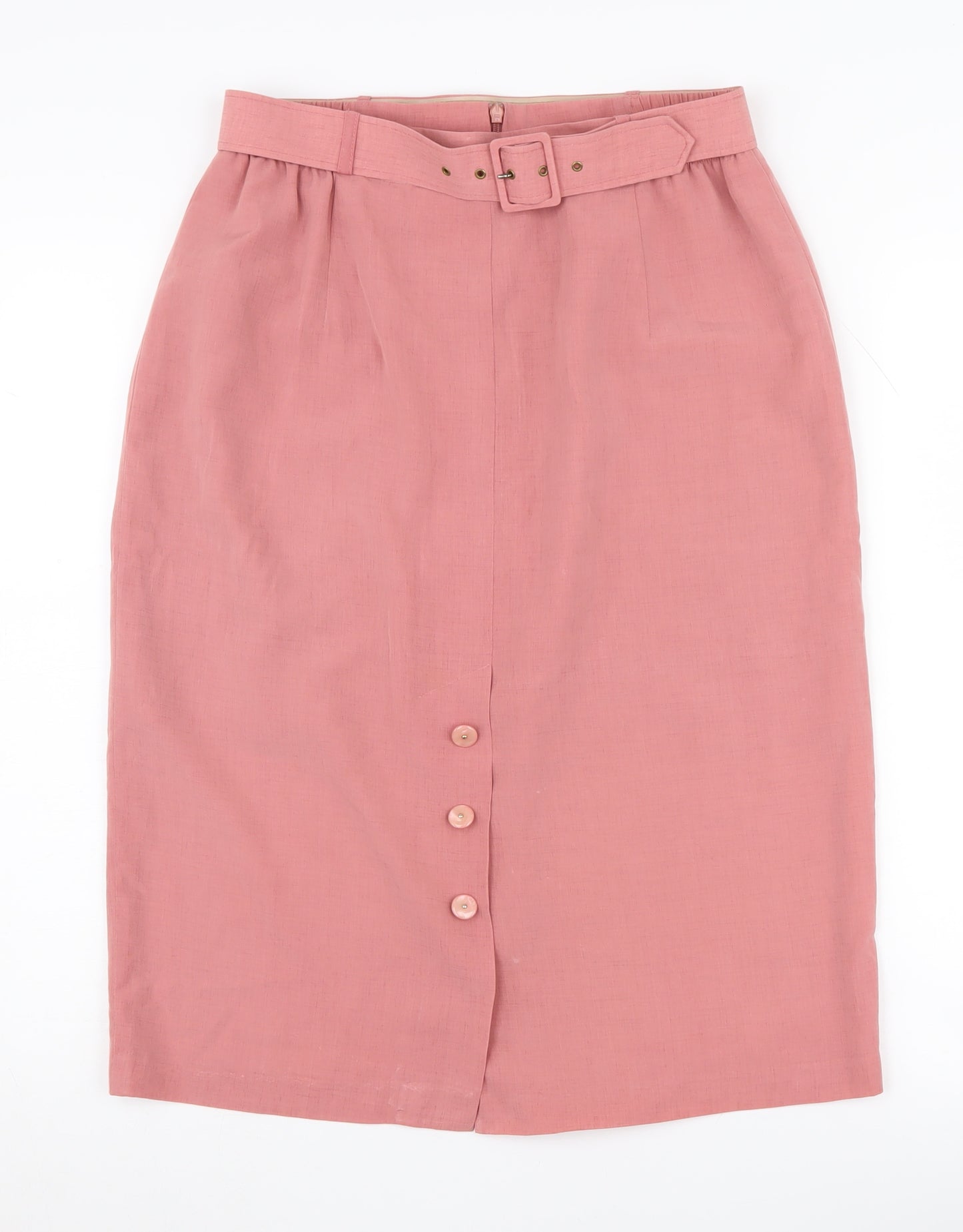 Jacques Vert Women's Pink Midi Skirt Size 12
