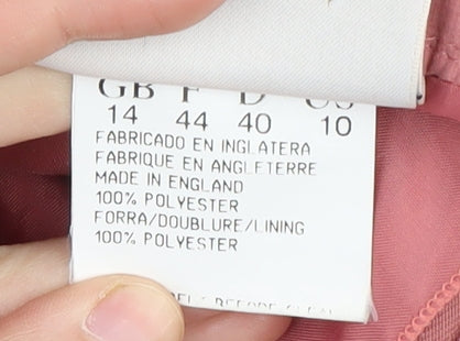 Jacques Vert Women's Pink Midi Skirt Size 12