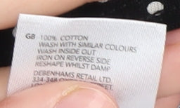 Red Herring Women's Black Polka Dot Shift Dress Size 12