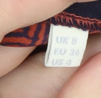 Whistles Women's Multicoloured Silk Shift Dress Size 8