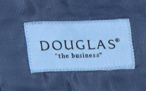 Douglas Men's Grey Check Blazer Size 40R