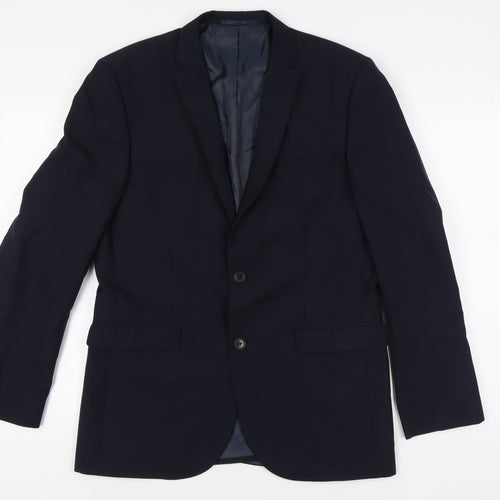 Next Men's Blue Blazer Jacket 40R Formal Wear