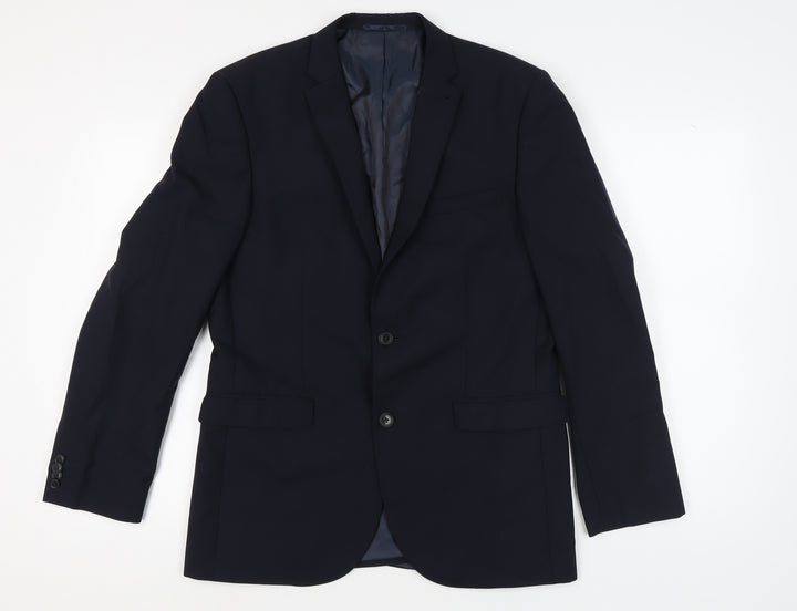 Next Men's Blue Blazer Jacket 40R Formal Wear