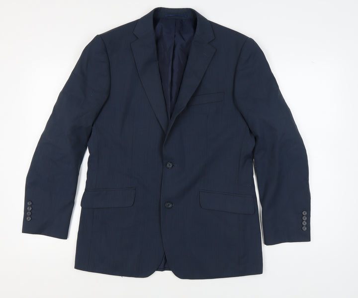 Brook Taverner Men’s Blue Blazer - 38 Regular