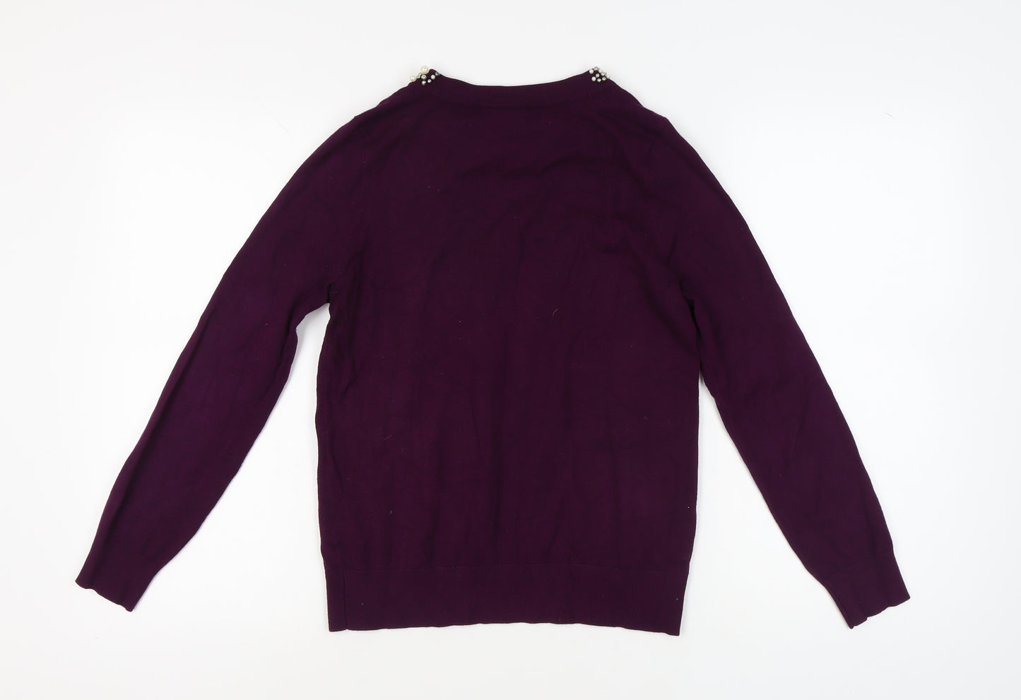 Wallis Women's Purple Pullover Jumper Size 10