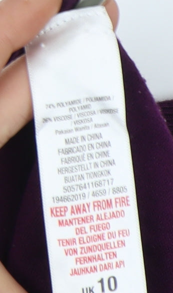 Wallis Women's Purple Pullover Jumper Size 10