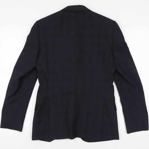 Kin by John Lewis Men's Blue Check Slim Fit Blazer 36R