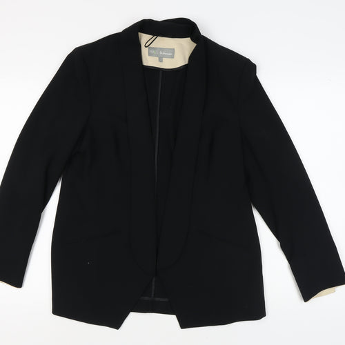 Marks and Spencer Women's Black Blazer Shawl Lapel Size 14