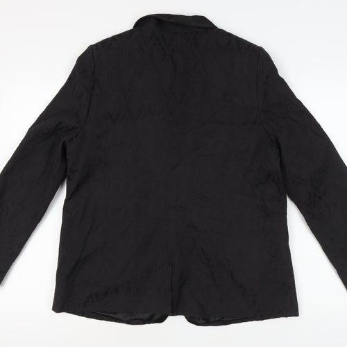 Together Women's Black Blazer UK 18 Shawl Lapel Lined
